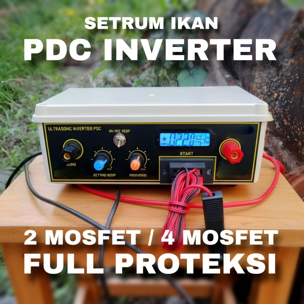 PDC INVERTER 4 MOSFET + FLIPFLOP, ALAT CARI IKAN ELEKTRIK FULL PROTEKSI, MURAH SIAP PAKAI