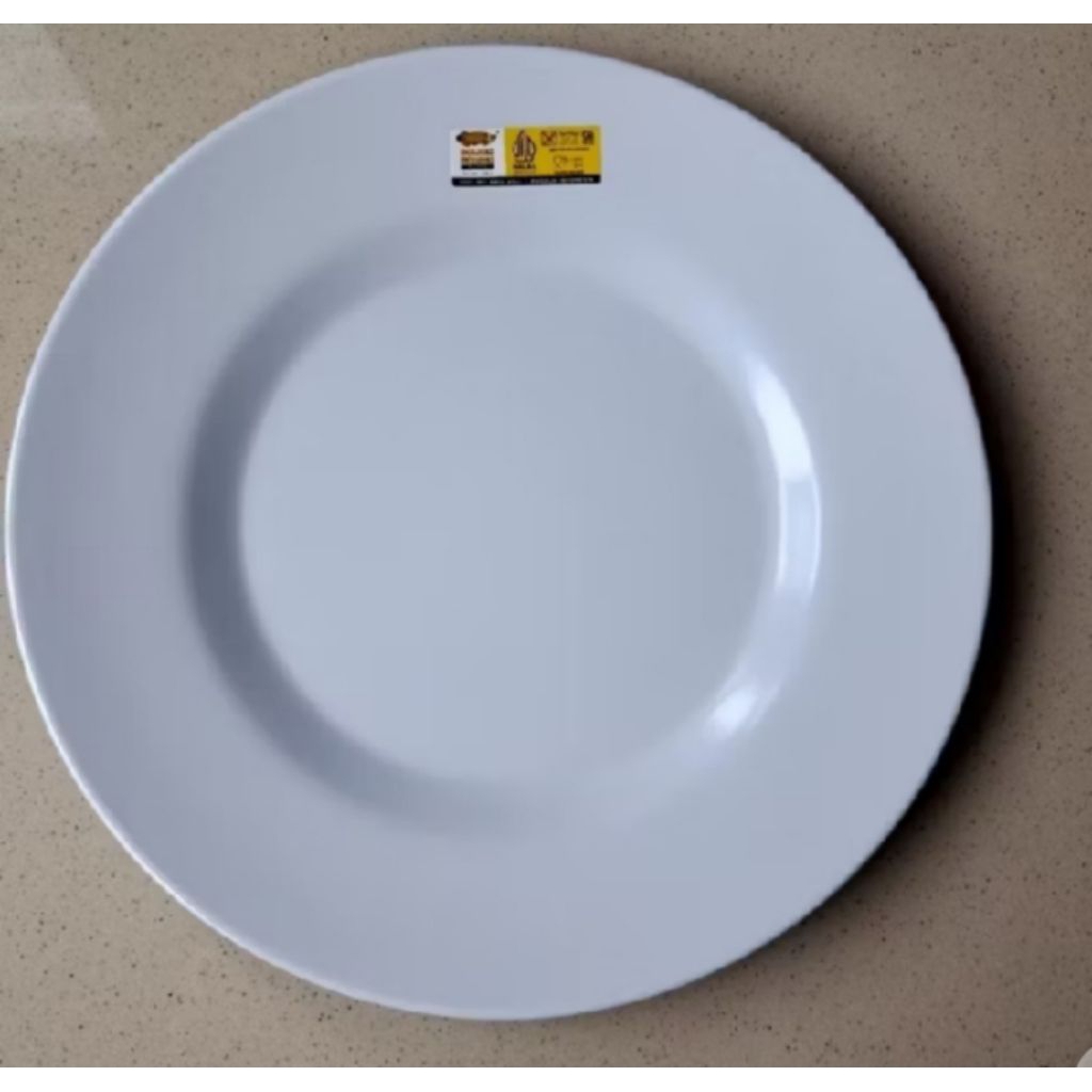 P0210 - Original Melamin P0210 Piring Bulat ceper Jumbo 10 Inch Golden Dragon tanpa stiker