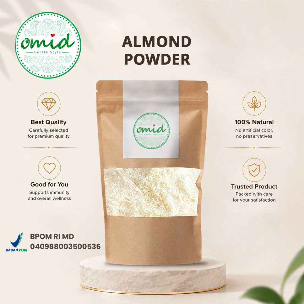 Almond Powder | Tepung Kacang Almond | Almond Meal | Tepung Kasar Almond