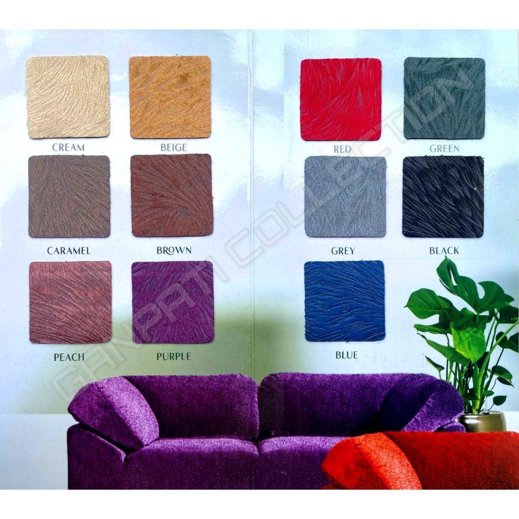 Bahan Kain Bludru / Velvet / Beludru Kilap - NEW BELLA (Sofa, Jok, Kursi, Peci, Songkak, Stool, Saru