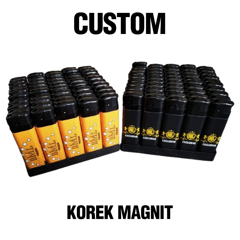 CUSTOM KOREK MAGNIT PER BOX / BRAND / LOGO / PARTAI / CLOTHING
