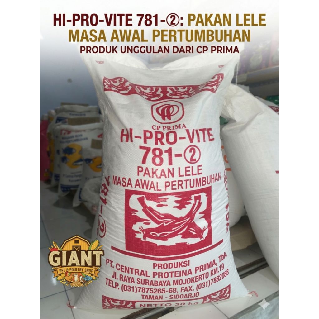 Pakan Ikan Lele Hi-Pro-Vite 781-2