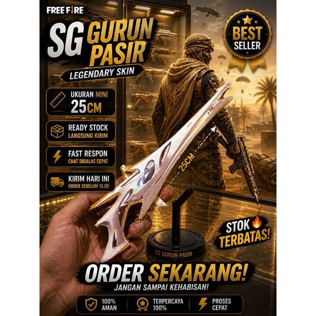 mainqn tembakan anak laki sg gurun pasir