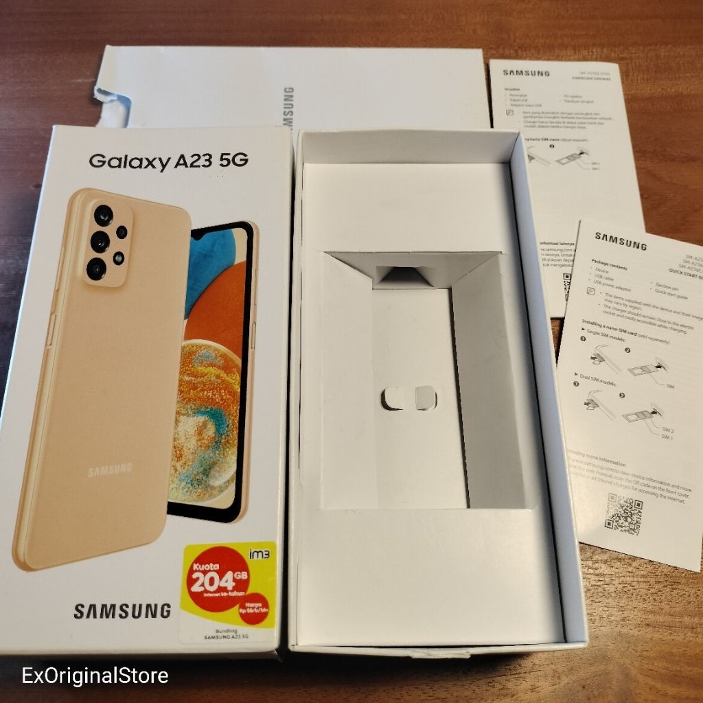 Dus Box Samsung Galaxy A23 5G Original Copotan
