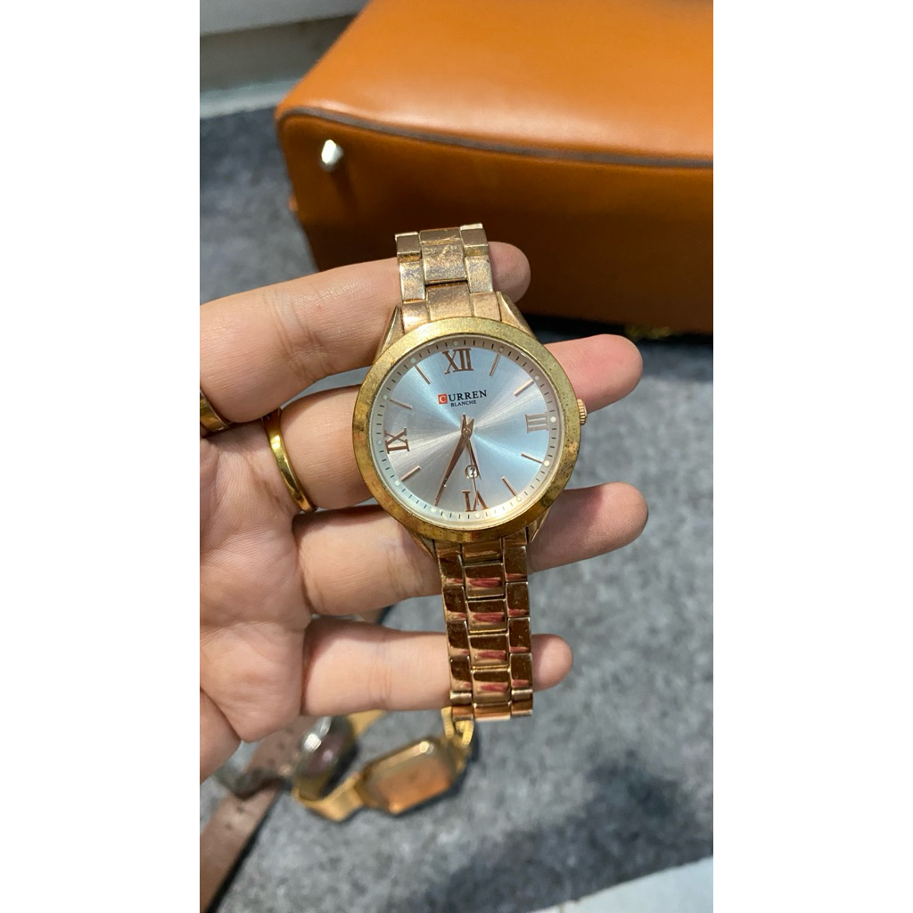 JAM TANGAN GOLD-SILVER CURREN