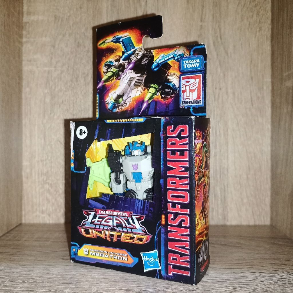 Energon Megatron | Hasbro | Transformers Legacy United | Core Class | MISB | Decepticons | Mainan | 