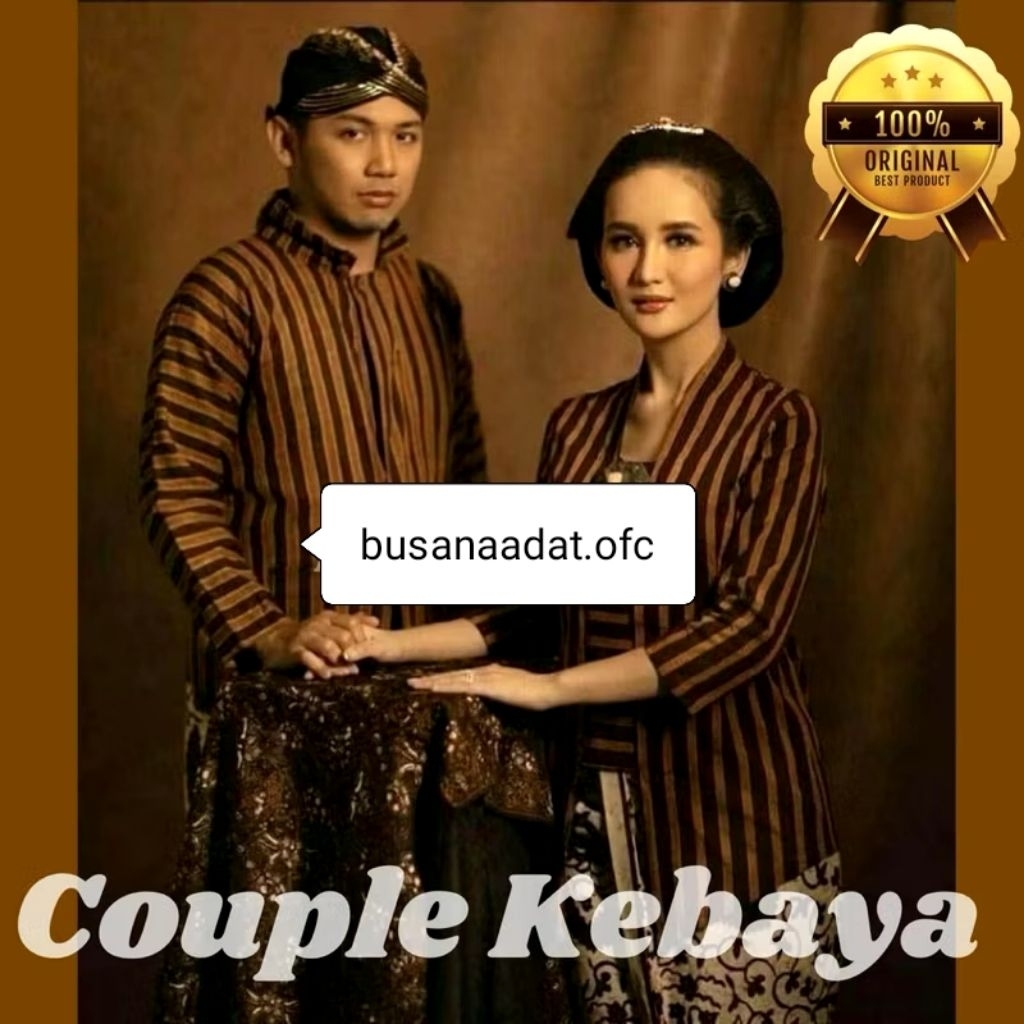 READY SIAP KIRIM  BAJU LURIK ADAT JAWA SURJAN BAJU LURIK ATASAN PRIA DAN KUTU BARU WANITA | BAJU LUR