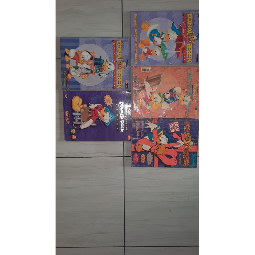 komik donal tebal 5 buku all 60000