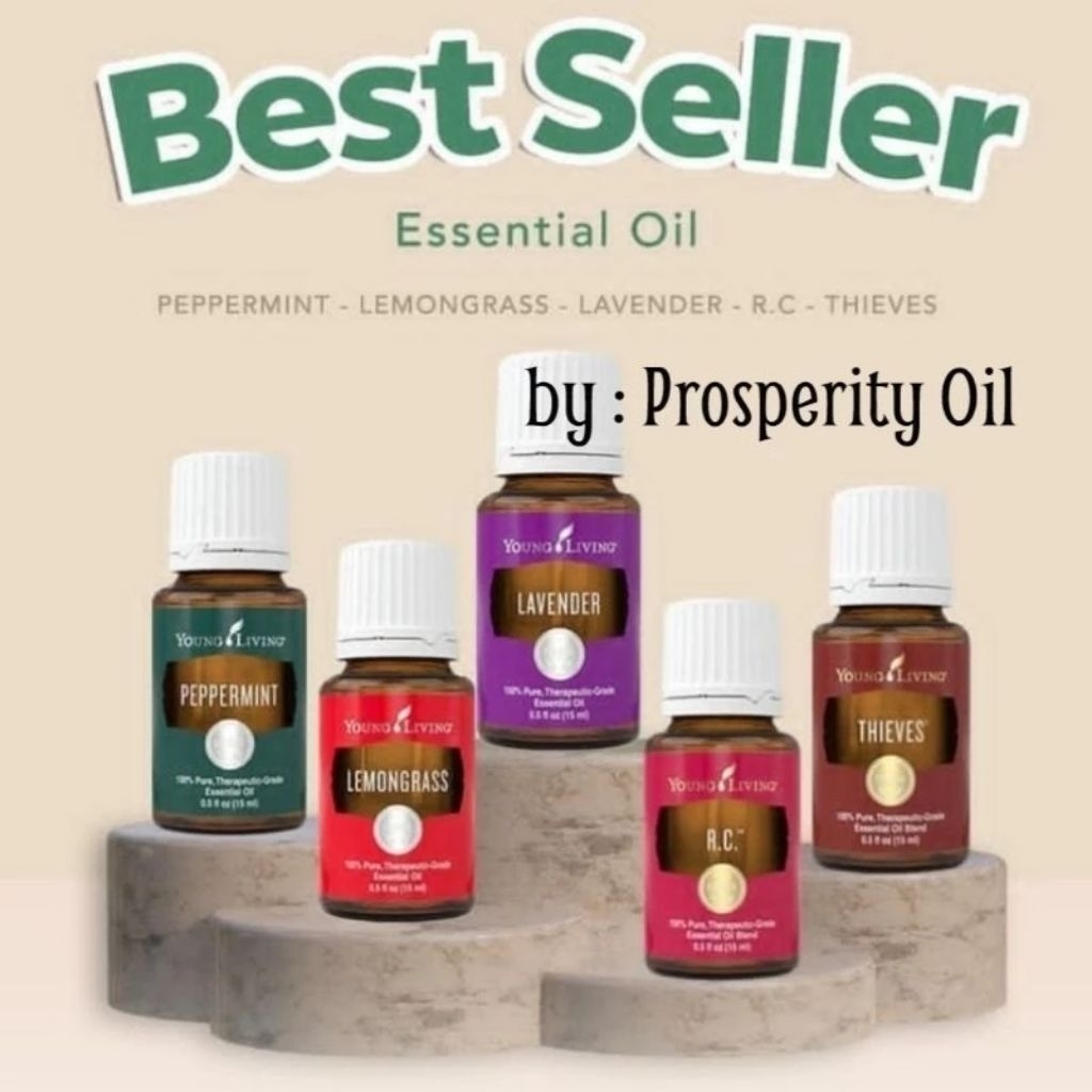 Harga Ambyar Oil Best Seller Peppermint, Lavender, Lemon, Lemongrass, RC, Thieves 15ml YLEO