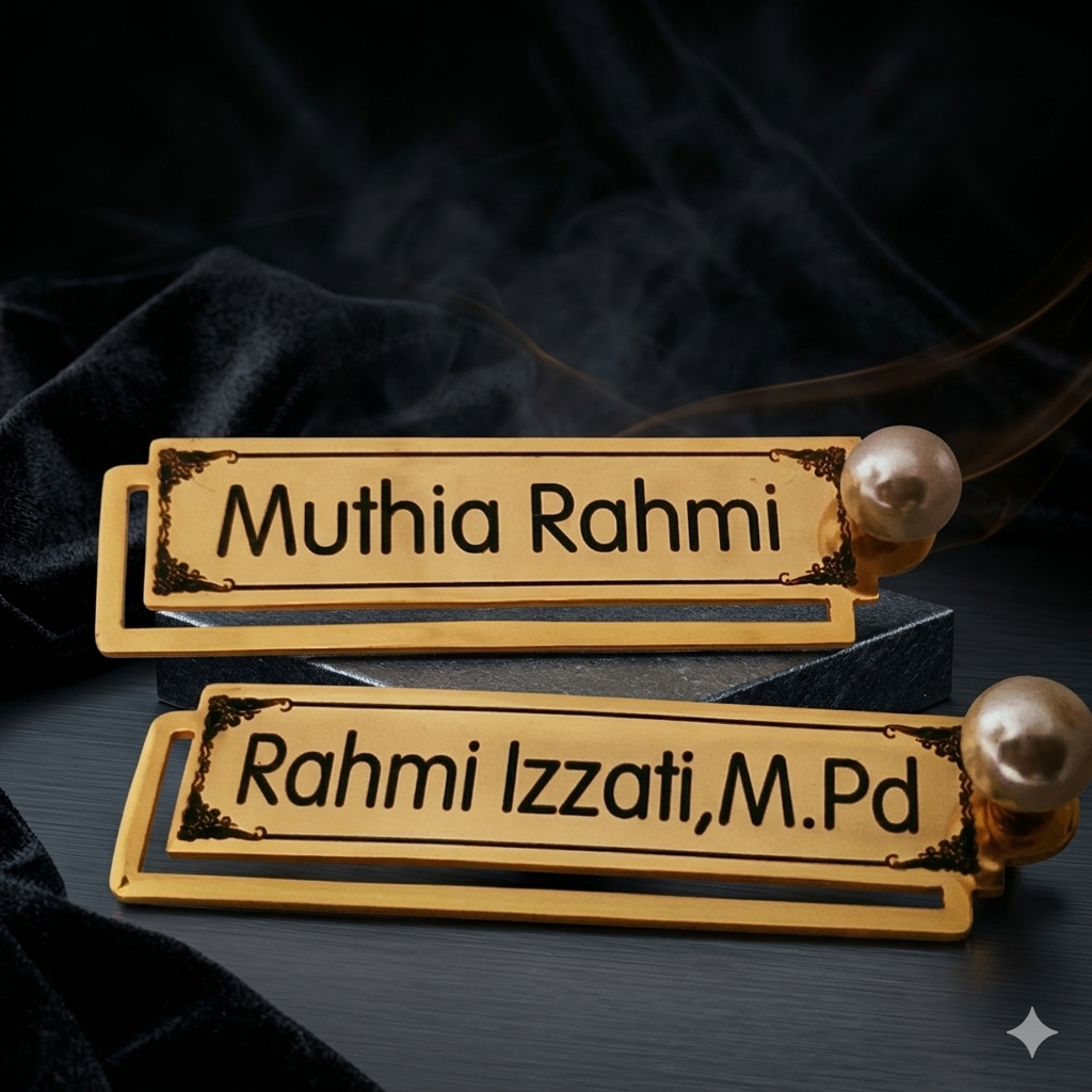 bros nama mutiara || free custom nama || bros anti karat