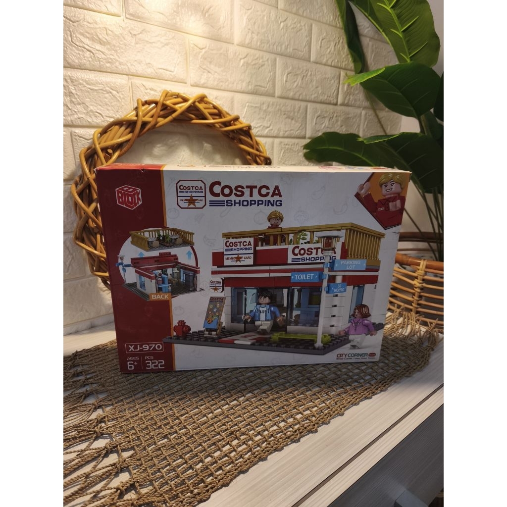 Block XJ-970 Costca Shopping Mini Brick Building Set 322 PCS