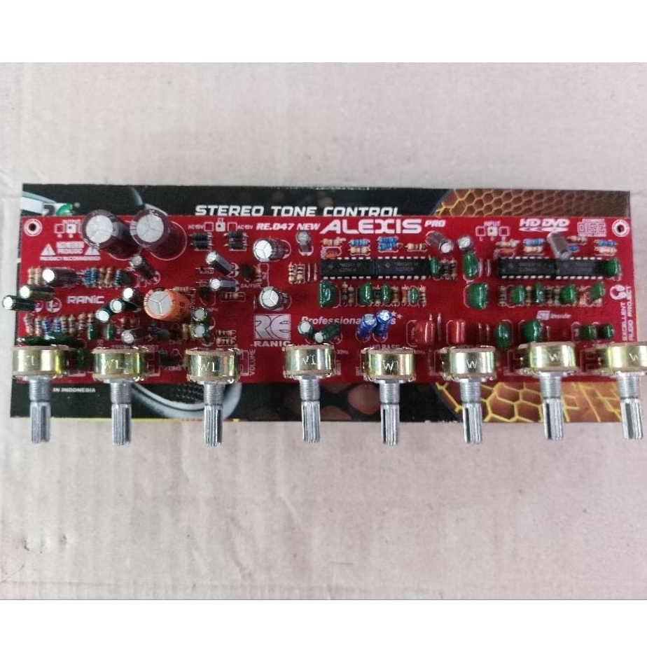 Kit Tone Control Stereo Plus Equalizer Alexis 871