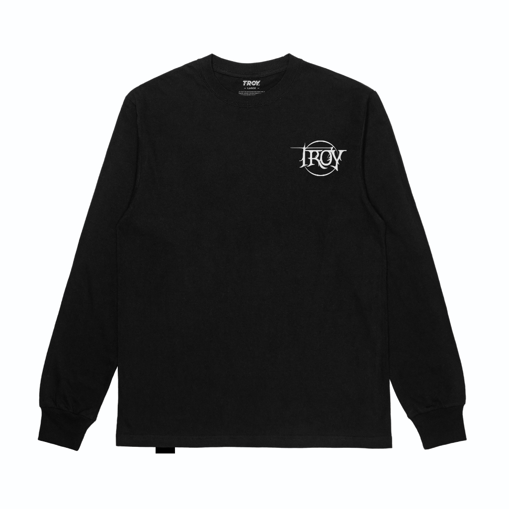 Troy Company Kaos Pria Lengan Panjang Hitam - Circe Longsleeve Black LSD 3611