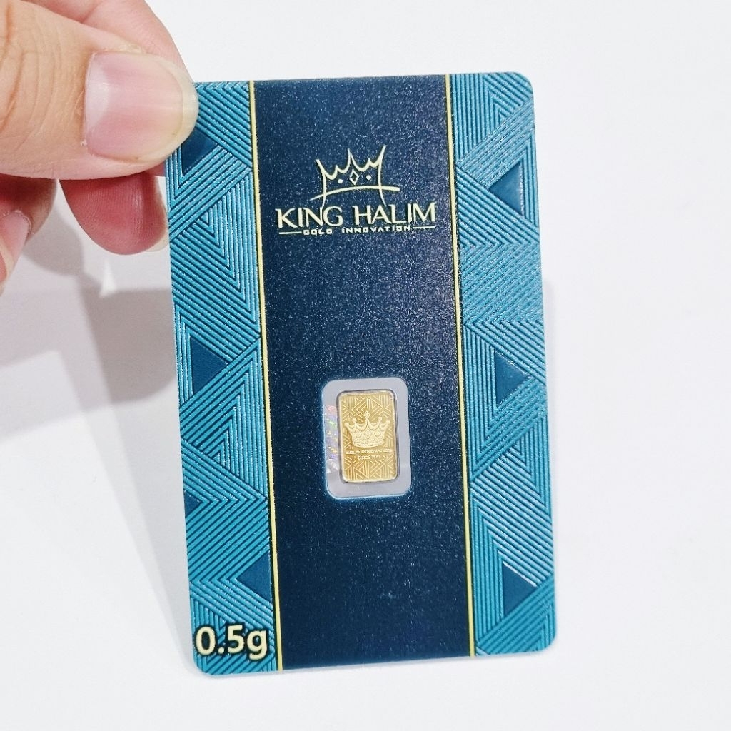 Logam Mulia KING HALIM 0.5 Gram Emas Murni 99.99% Sertifikat