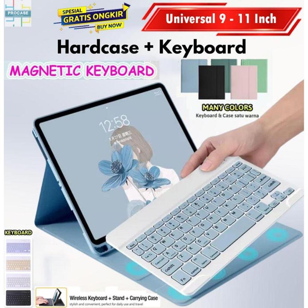 Compatible Untuk Lenovo IdeaPad Duet 3i FlipCase Casing Book Cover Keyboard Wirelless Bluetooth Stan