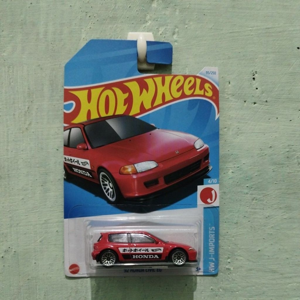 HOTWHEELS CIVIC EG MERAH