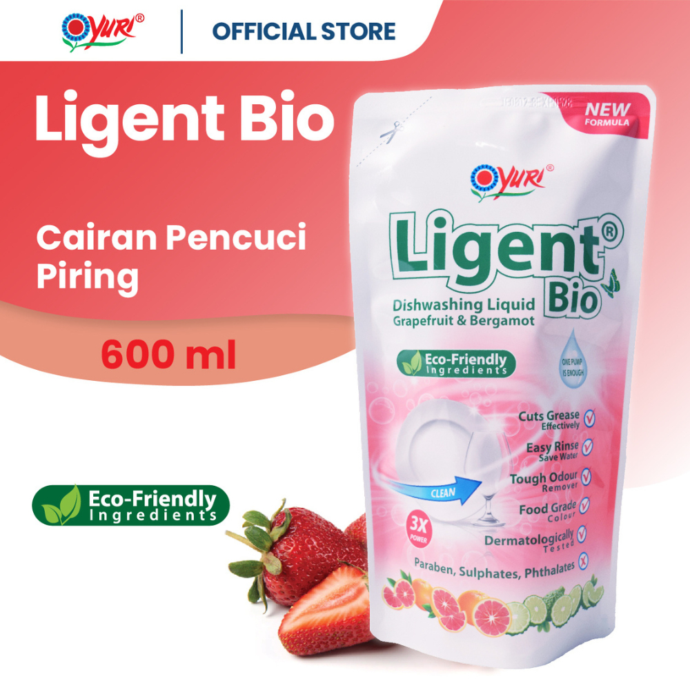 Yuri Ligent Sabun Cuci Piring 600 Ml