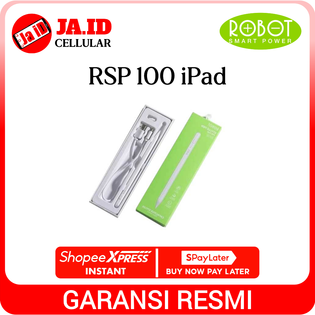 STYLUS PEN ROBOT RSP100 FOR IPAD ORIGINAL GARANSI RESMI