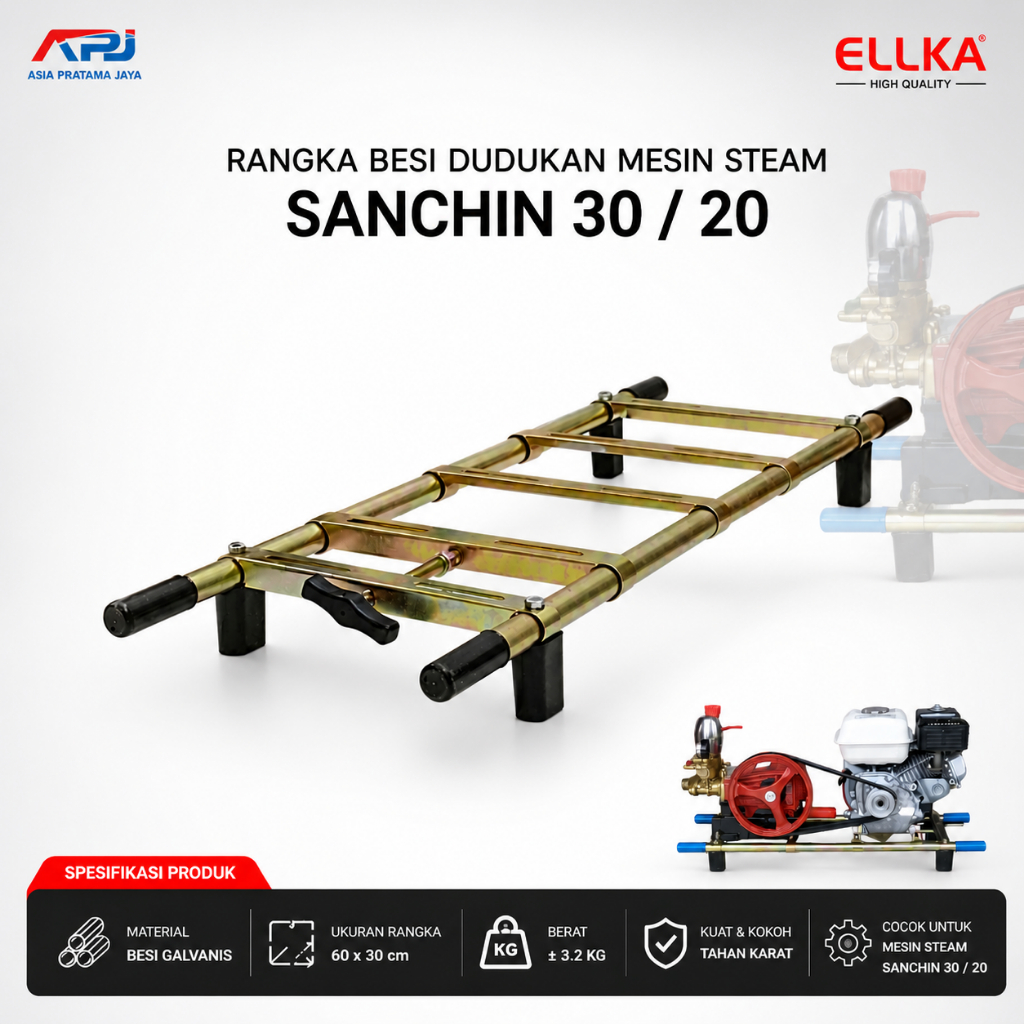 Dudukan Mesin Sprayer / Kaki Mesin sanchin - Rangka Dudukan Mesin Sprayer Sanchin