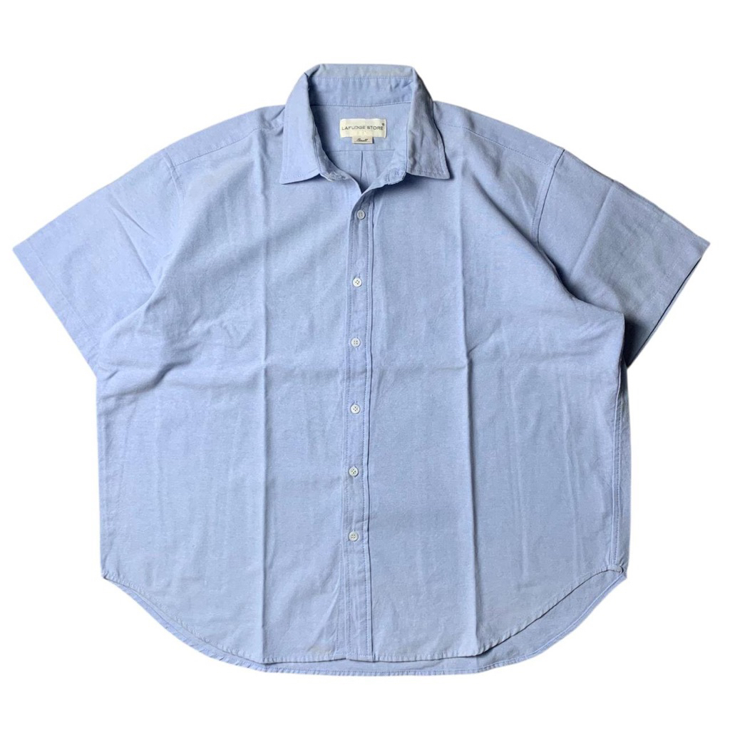 Lafudge Store City Boys Baggy Shirt Baby Blue