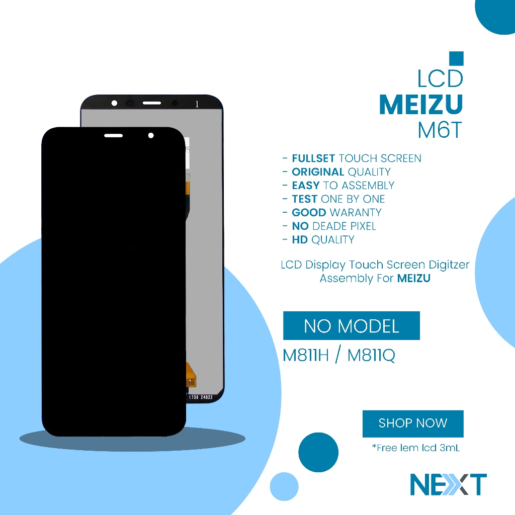 LCD Meizu M6T ( M811H / M811Q ) - Fullset Touchscreen Original