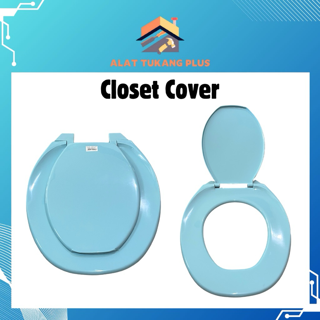 Closet Seat Cover warna BIRU | Penutup Closet | Dudukan Closet | Toilet Seat Cover Warna Biru