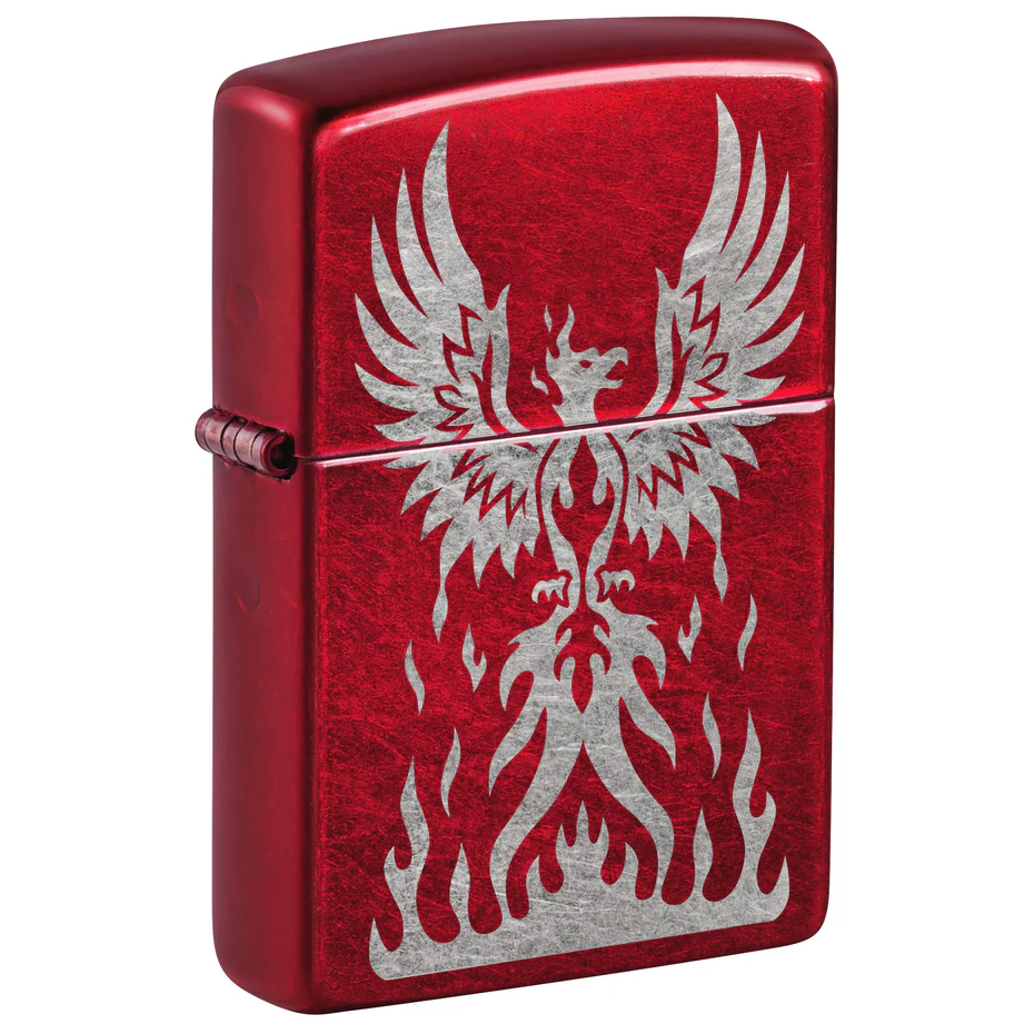 Zippo 47140 Phoenix Rising, Candy Apple Red