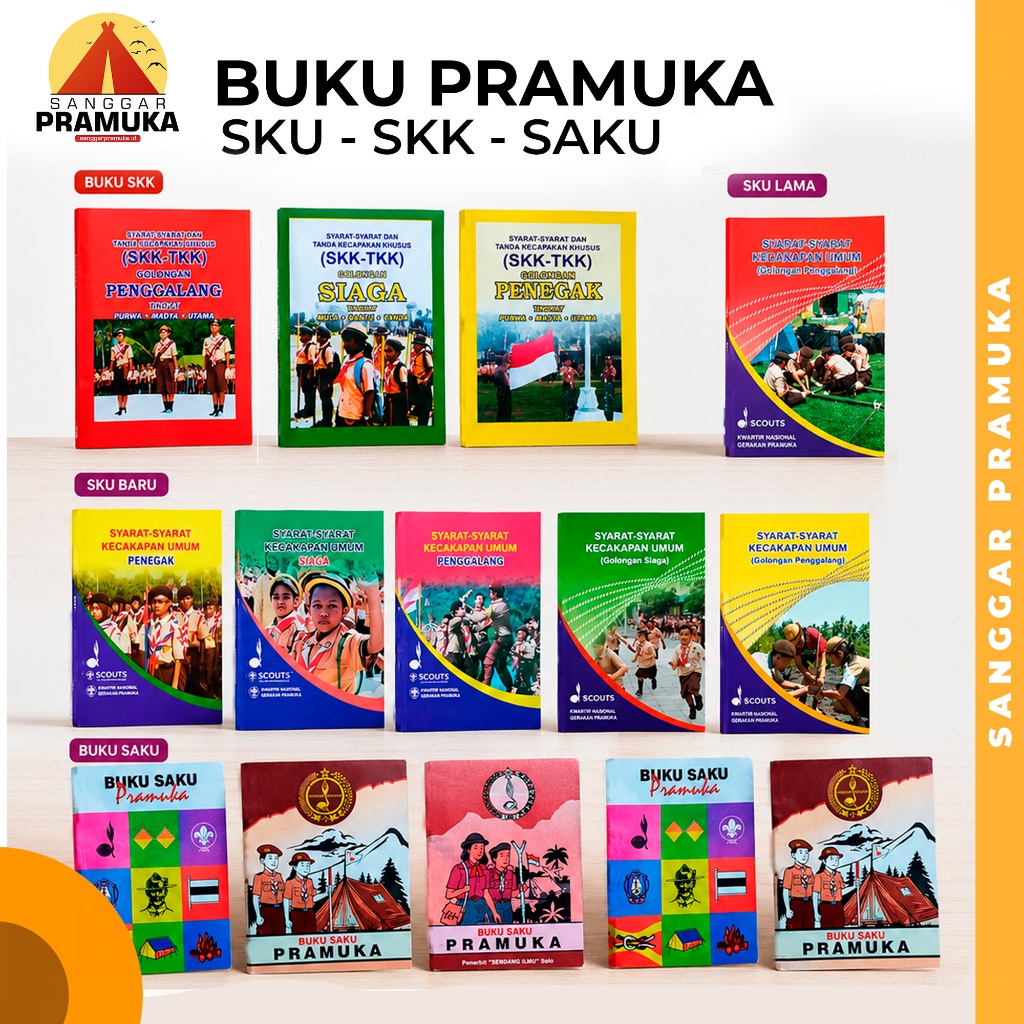 Buku Pramuka Lengkap / Buku Sku Pramuka / Buku Skk Pramuka / Buku Saku Pramuka / Buku Syarat Pramuka