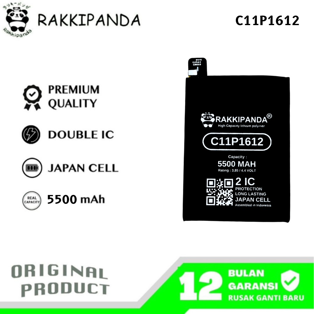 RakkiPanda - C11P1612 Zenfone 3 Zoom/Zoom S ZE553KL/4 Max Pro 5.5 ZC554KL/Max Pro 5.5 Batre Batrai B