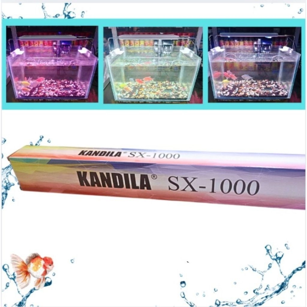 LAMPU KANDILA PRO SX 1000 3 MODE CAHAYA LED AQUARIUM CHANGE COLOR