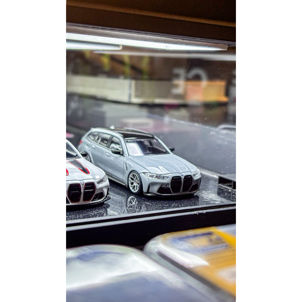 Mini GT BMW M3 Touring Brooklyn Grey + CM Studio BBS CHR 9,8 mm
