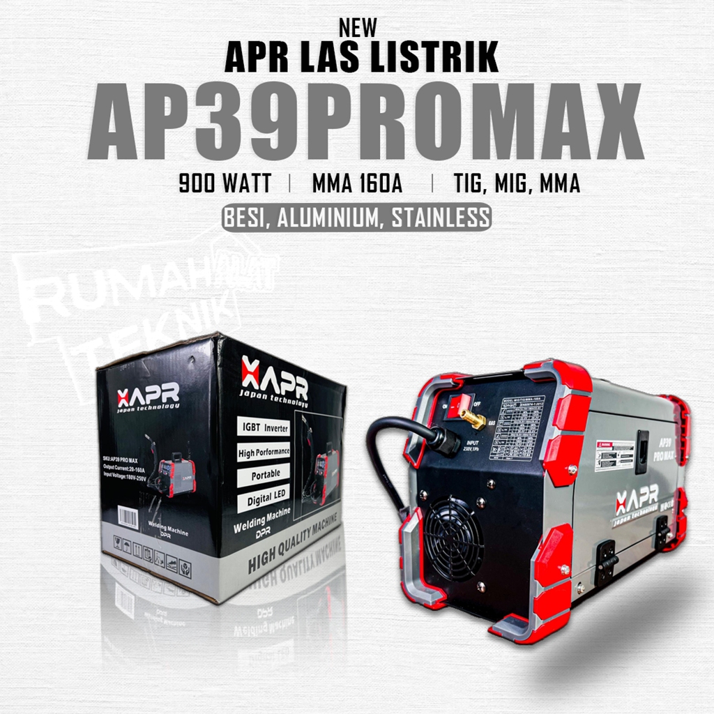 APR Mesin Las MIG TIG MMA type AP39PROMAX Las Listrik Tanpa Gas Travo Inverter AP39PRO