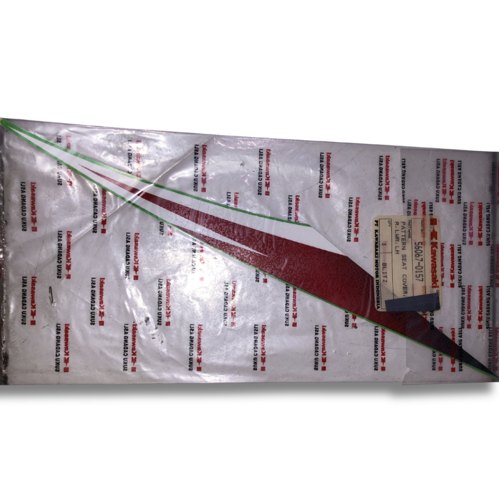 Stiker Body Striping Sayap Depan Kiri Pattern Seat Cover FR LWR LH Kawasaki Blitz R Joy Original KGP