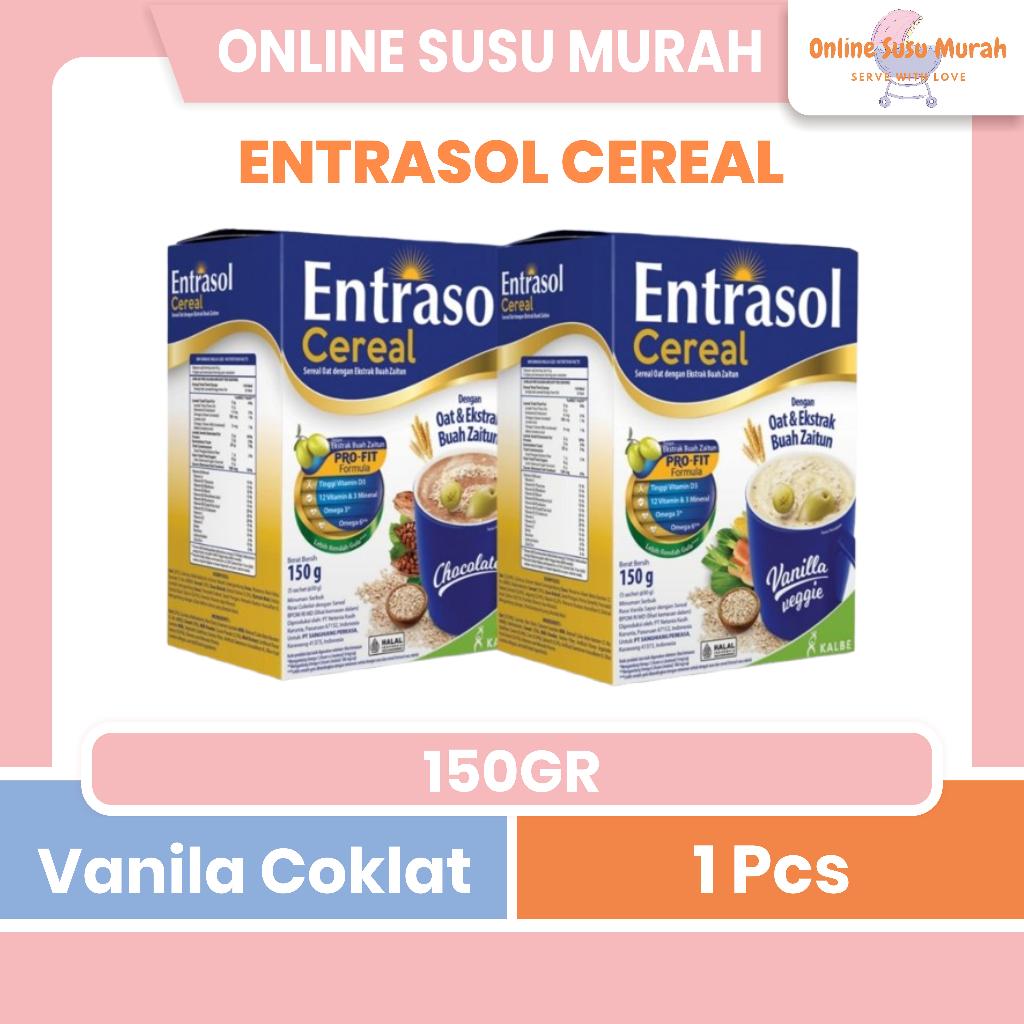 ENTRASOL QUICKSTART QUICK START VANILA COKLAT 5 X 30 GR SEREAL SSKD
