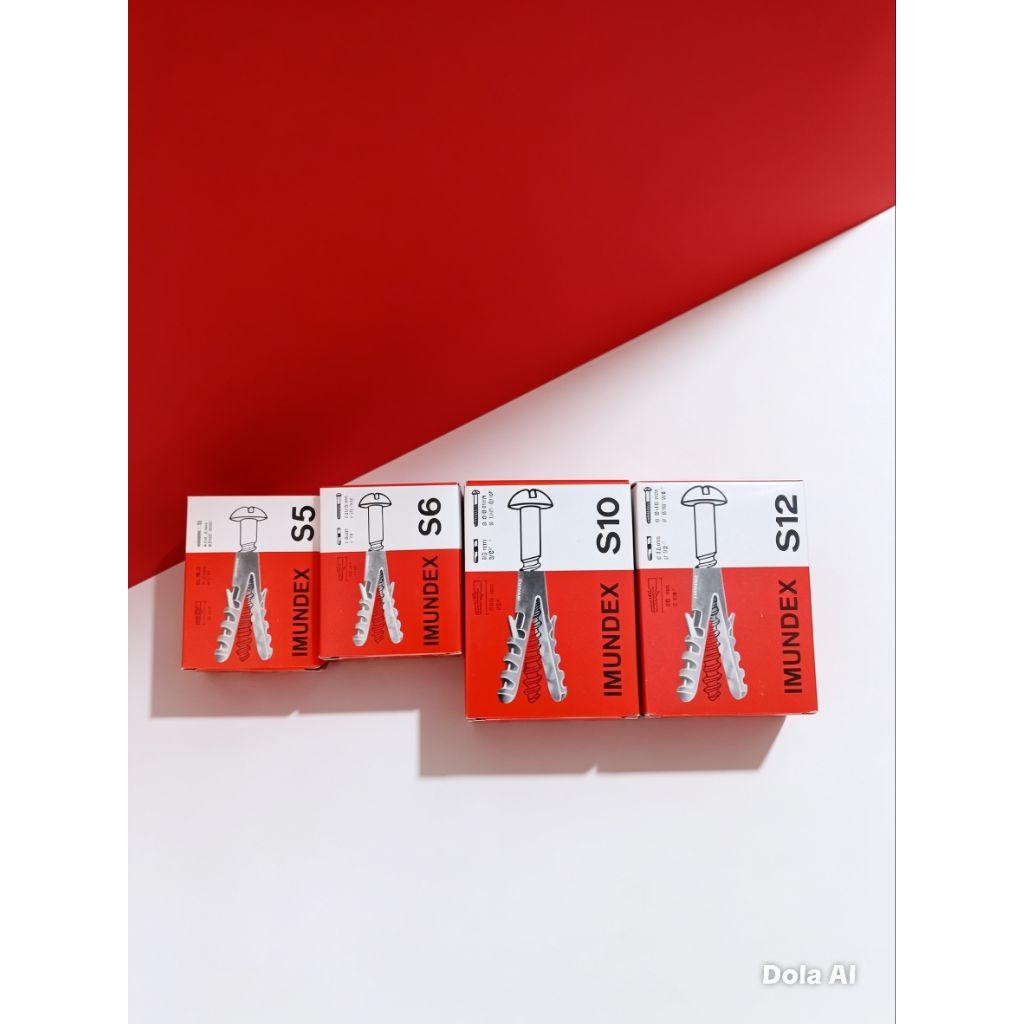 Pengencang Sekrup Viser Fisher Plastik Kuat Lentur S5 S6 S8 S10 S12
