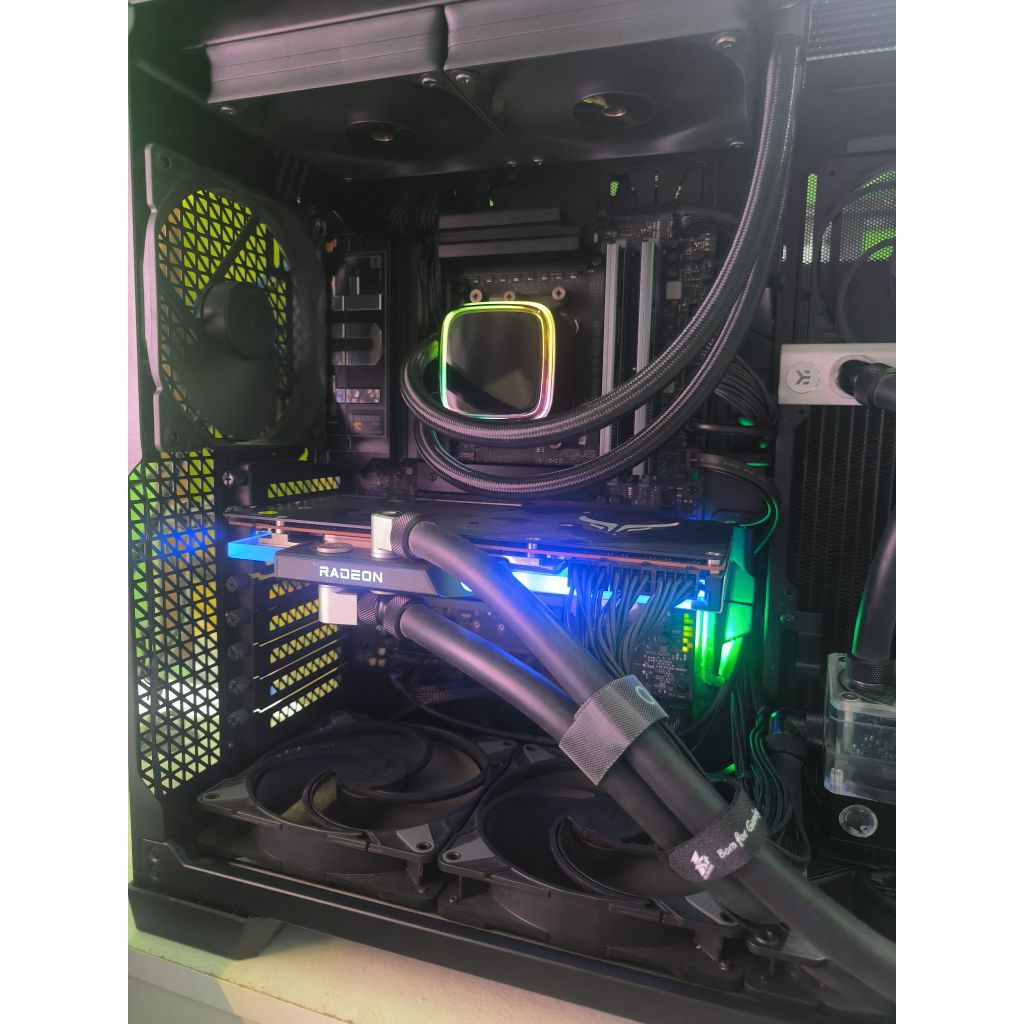 paket asus tuf x870 - case antec c8 wood - ryzen 7500f - gratis aio