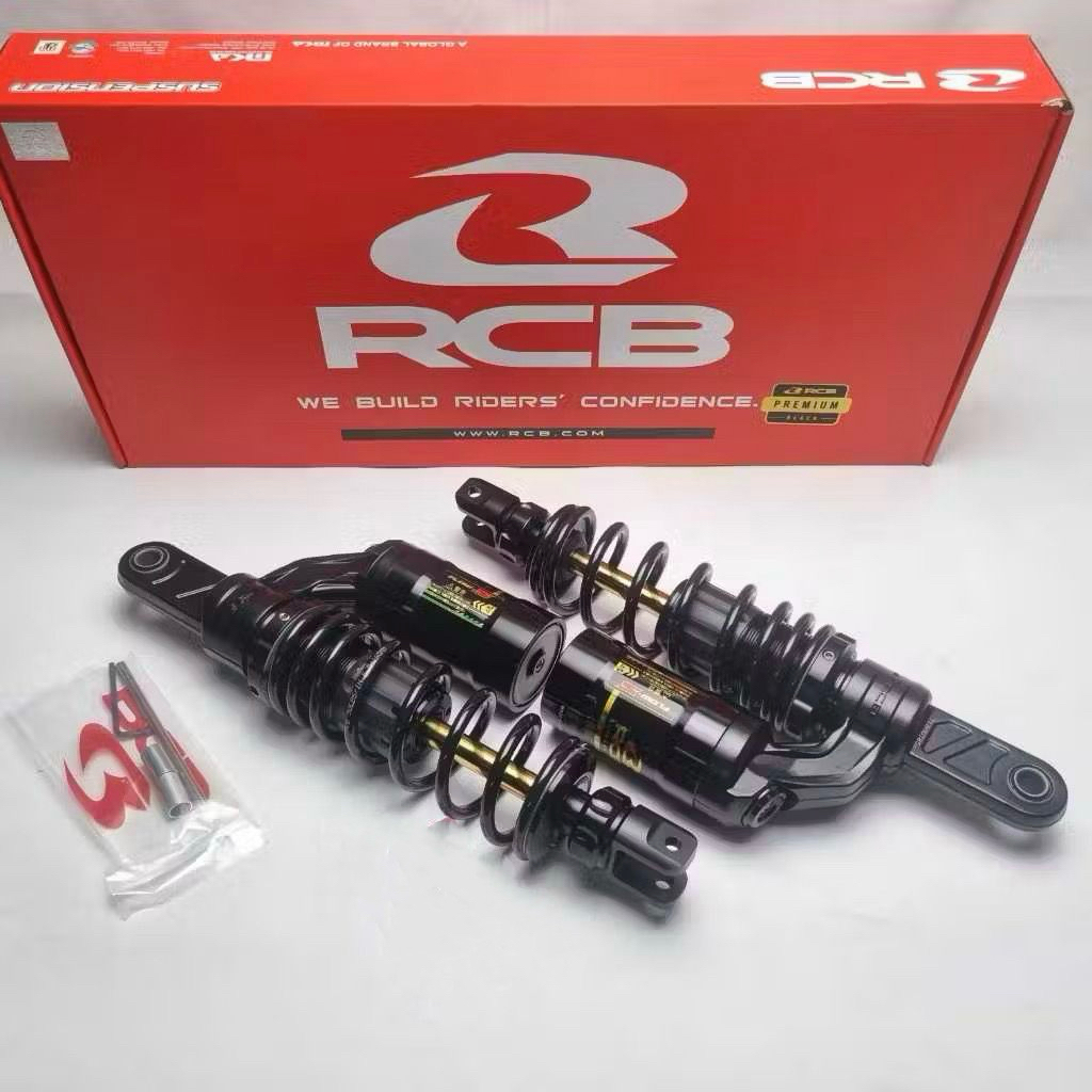 SHOCK RCB FLOW S NMAX OLD/ NEW/ TURBO/AEROX 305MM   330 320 MM BLACK SERIES STELAN PRELOAD DAN REBOU