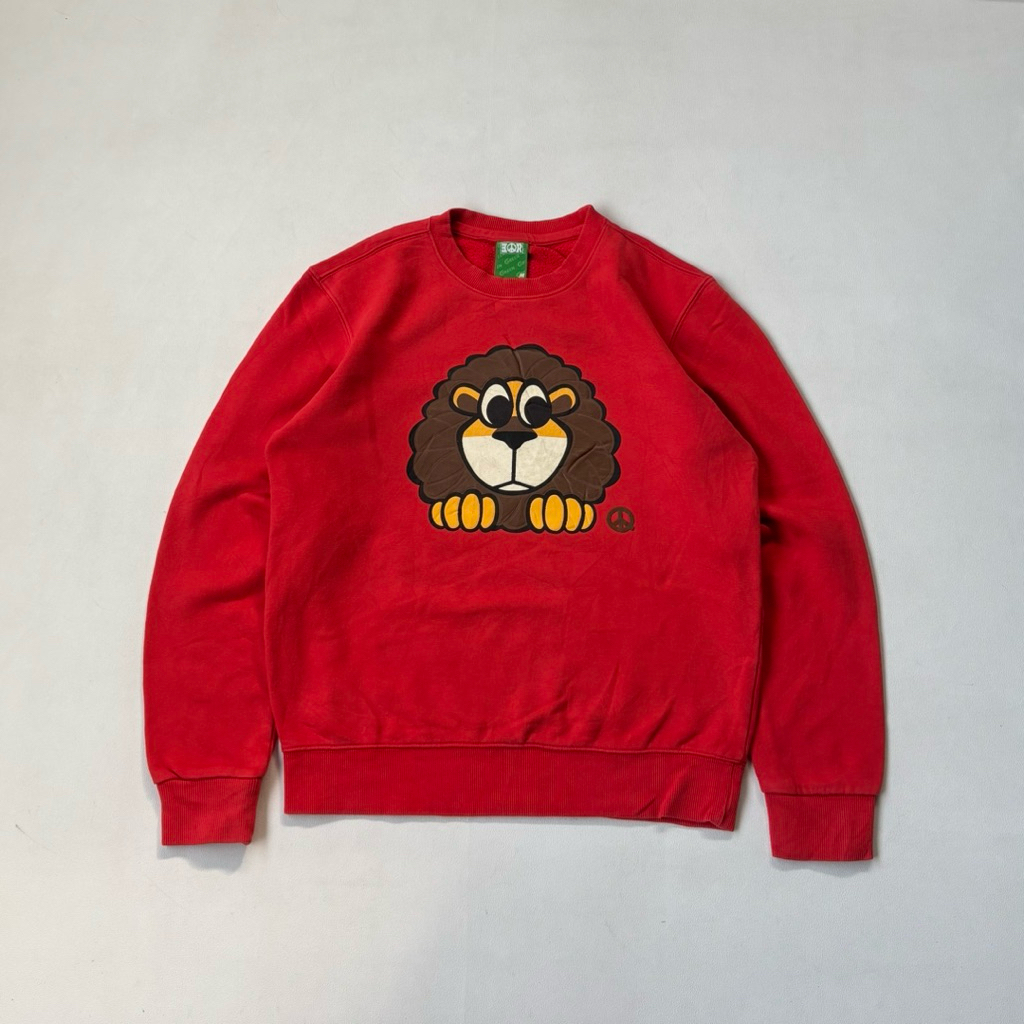 Crewneck 3QR Lion Red Sweatshirt