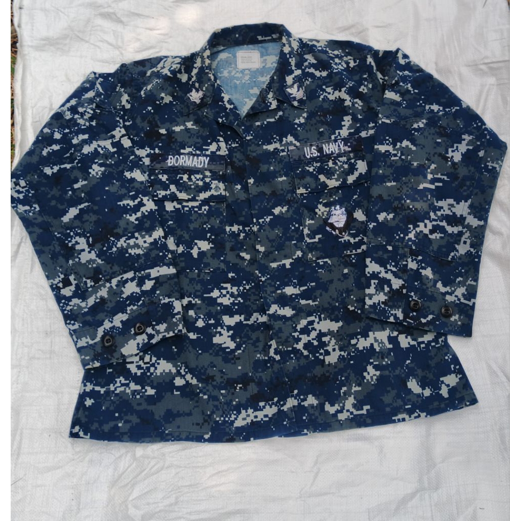 KEMEJA BDU US NAVY JATAH MILITER