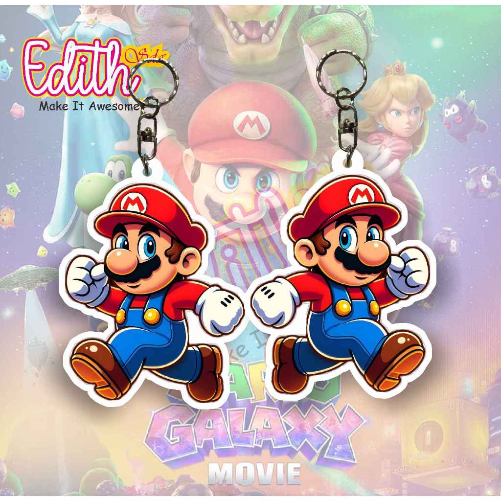 [BUKAN PO] Gantungan Kunci Super Mario / Keychain Super Mario