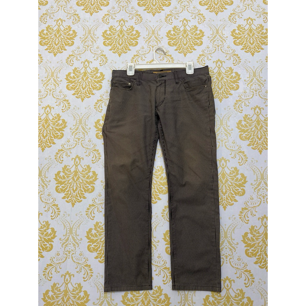 Celana Tartan Uniqlo Pria
