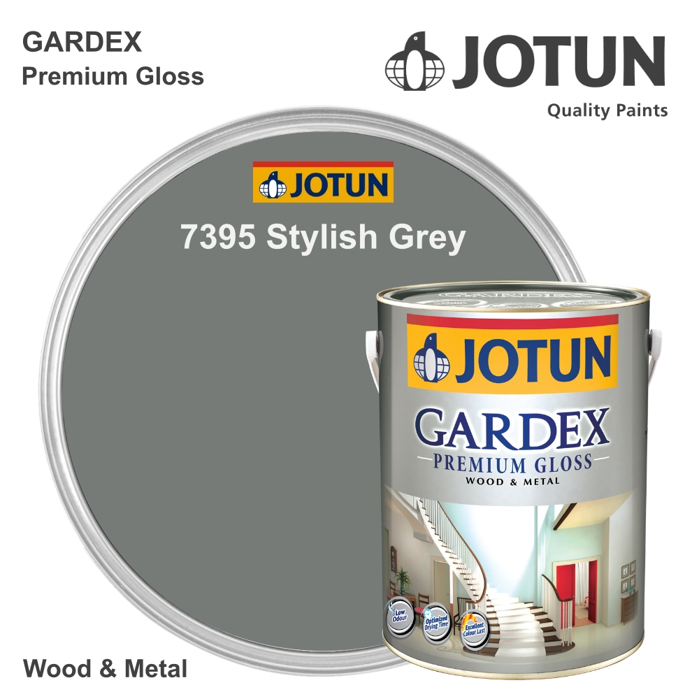 JOTUN GARDEX PREMIUM 7395 STYLISH GREY - 5 LT
