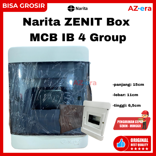 Narita ZENIT Box MCB Inbow 4 Group Panel Listrik Tanam Box MCB 4 Grup Tutup MCB