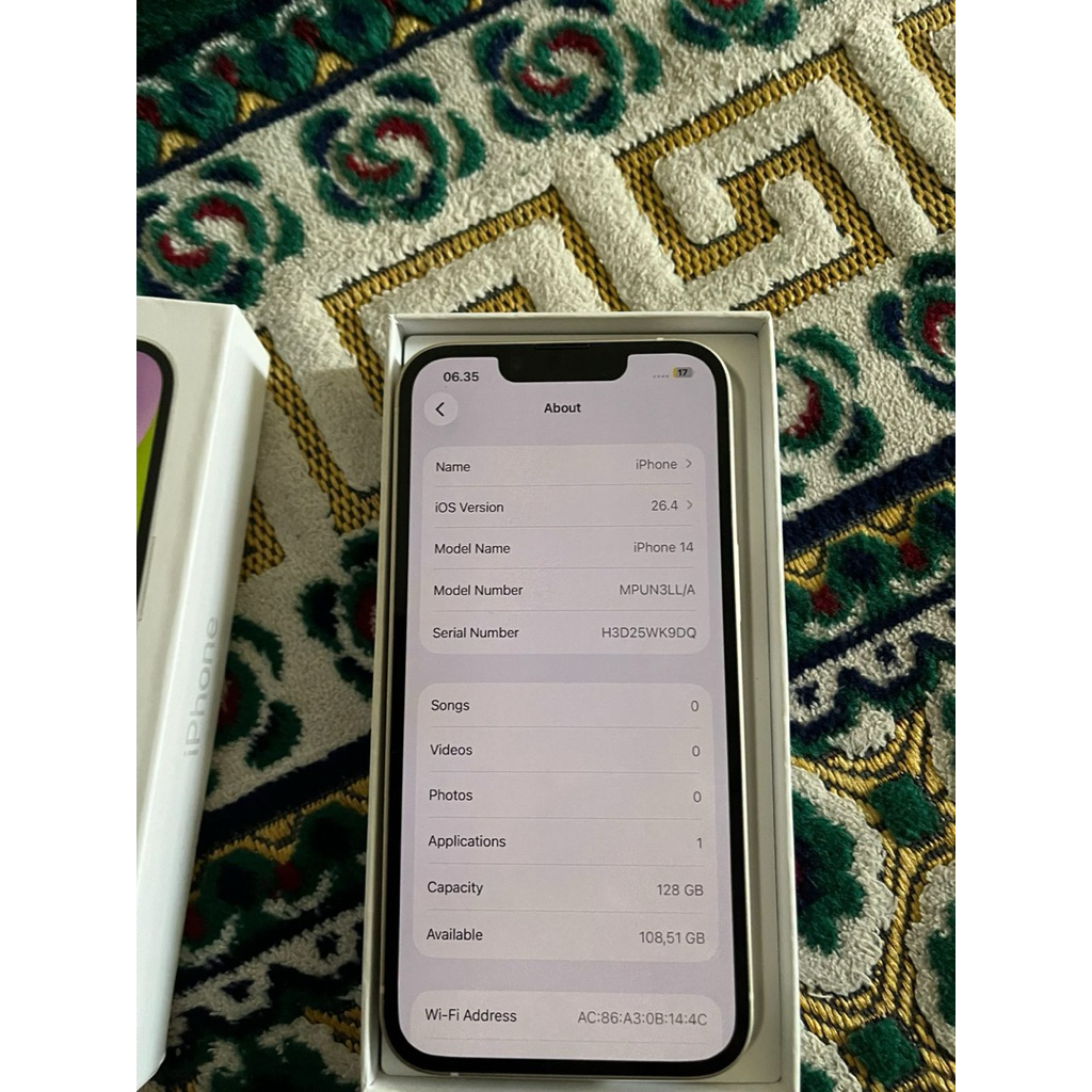 Ip 14 128 gb