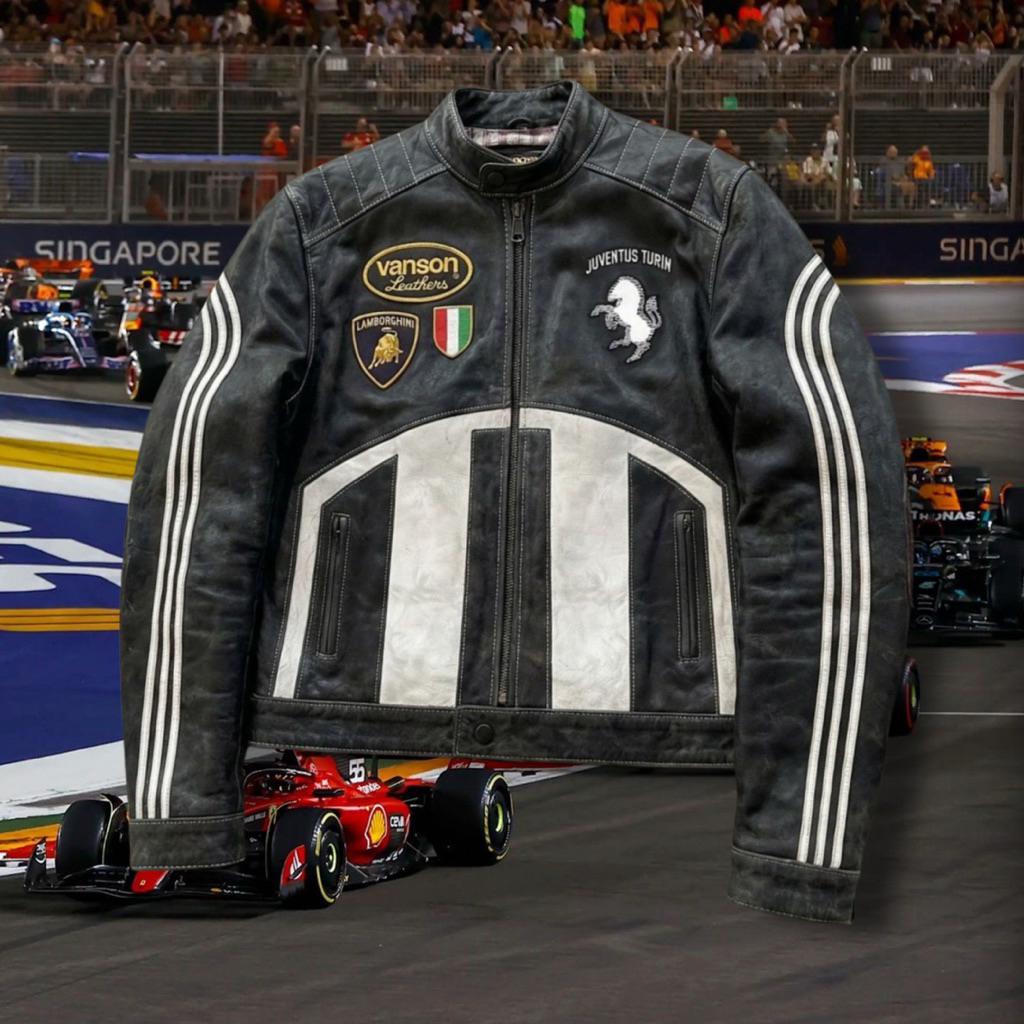 IAMYOURQL - Ferrari Black Race Jacket (Juventus Ed)
