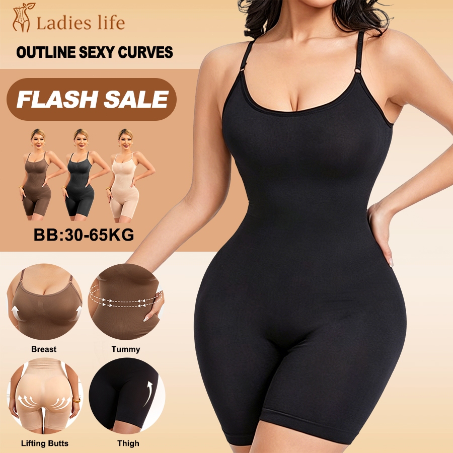 Pakaian Satu Potong - Full-Bodysuit Corset Shapewear - Korset Pelangsing Full Body - S-2XL
