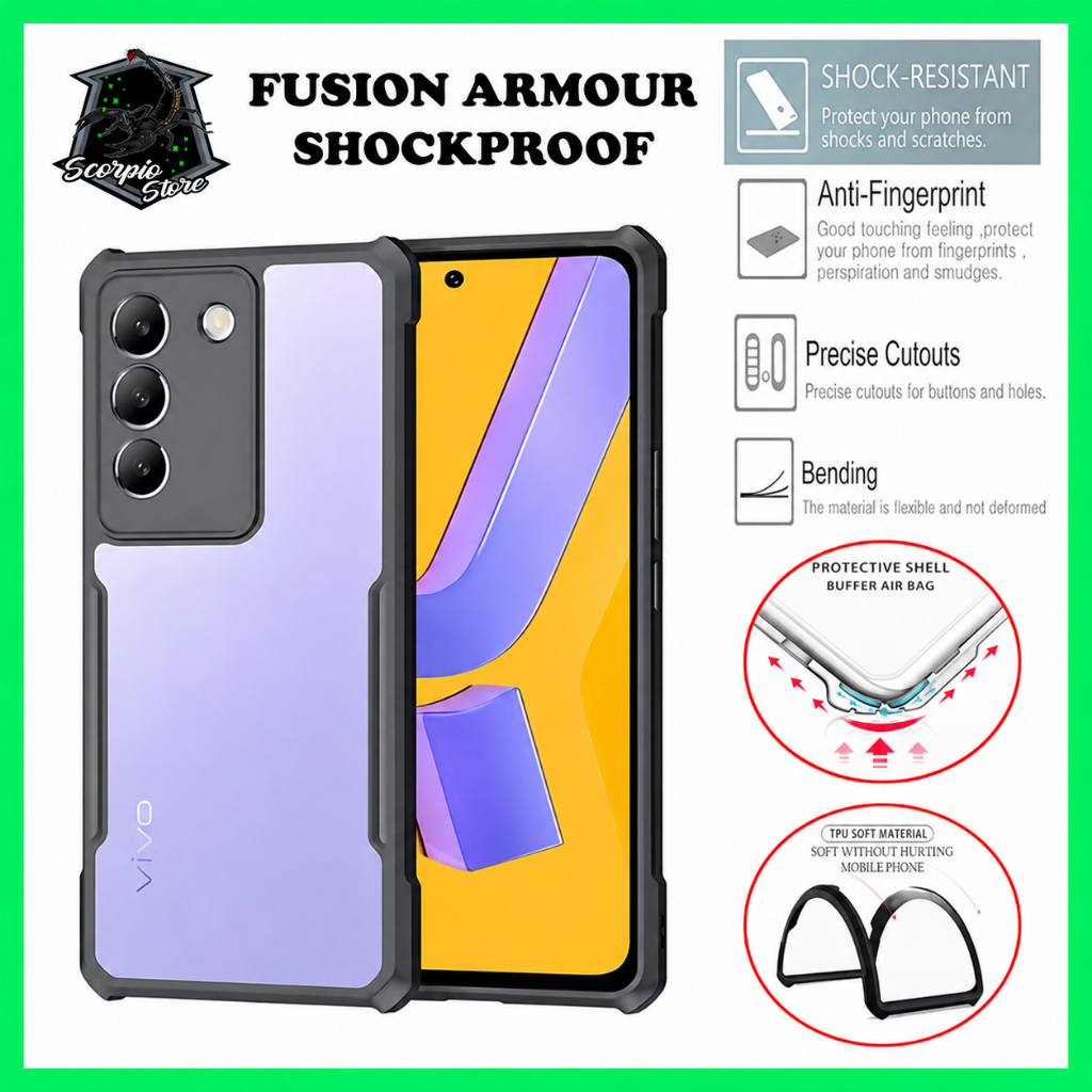 CASE FUSION ARMOUR SHOCKPROOF OPPO A36 A74 A76 A77S A78 A79 A95 A96 A98 OPPO K3 FIND X8 X8 PRO - SS1