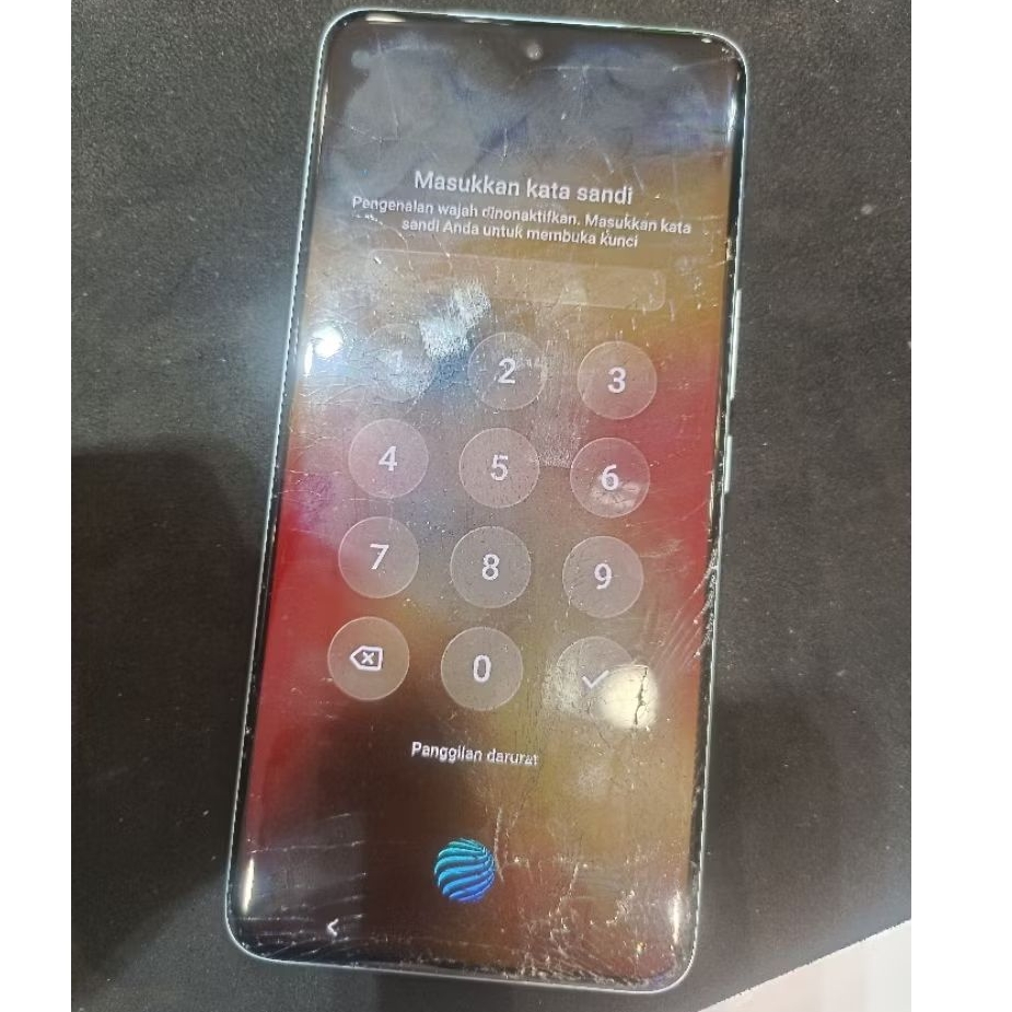 LCD VIVO V60 5G MINUS RETAK GLASS  DAN BINTIK DI BAGIAN BAWAH 1 ORIGINAL