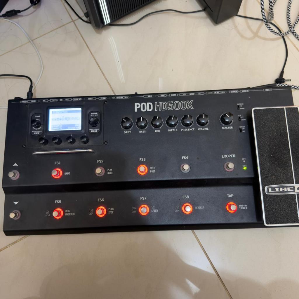 Efek gitar Line 6 POD HD500X