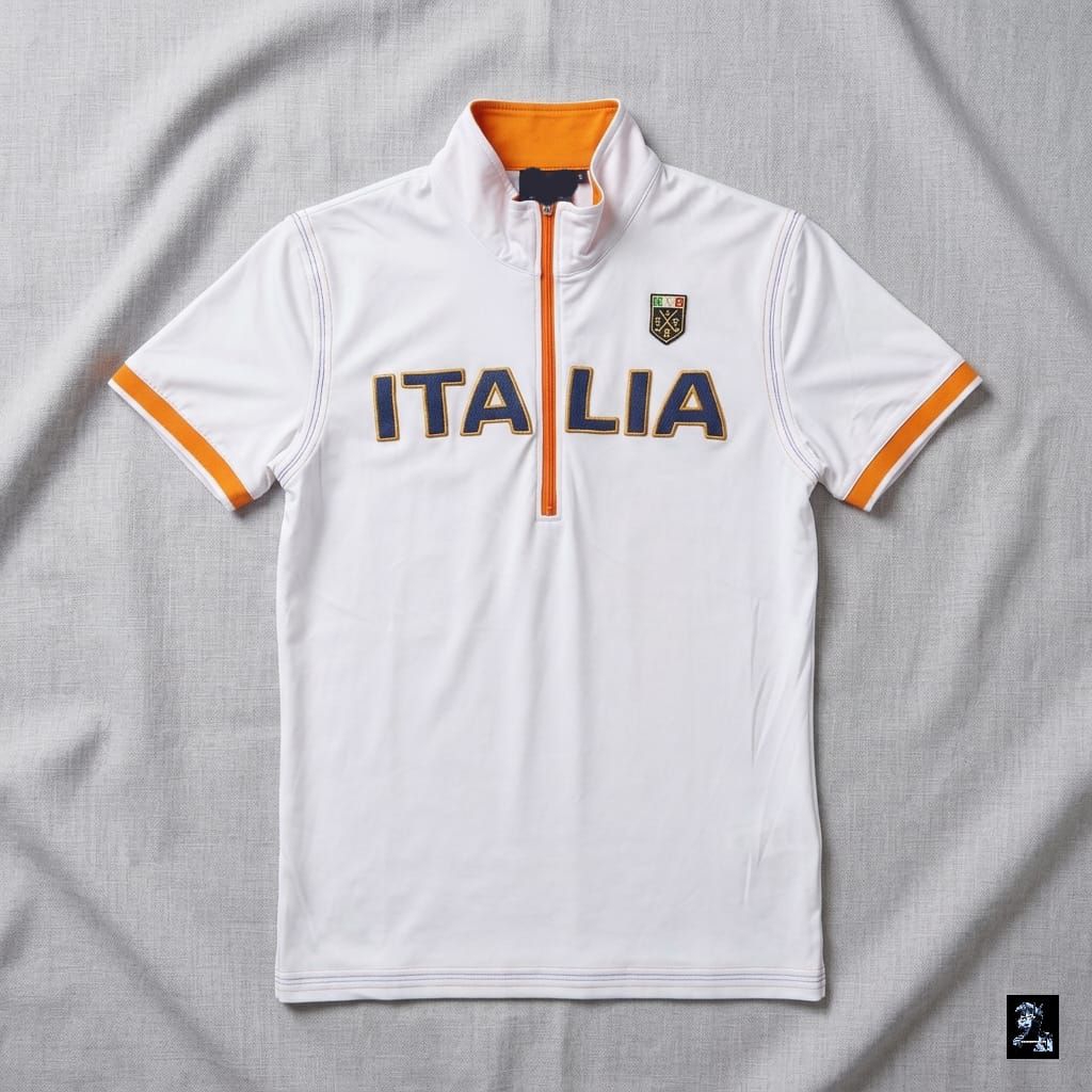 Kaos Jersey Italia Kappa Atasan Sport Olahraga Wanita Kekinian trendy